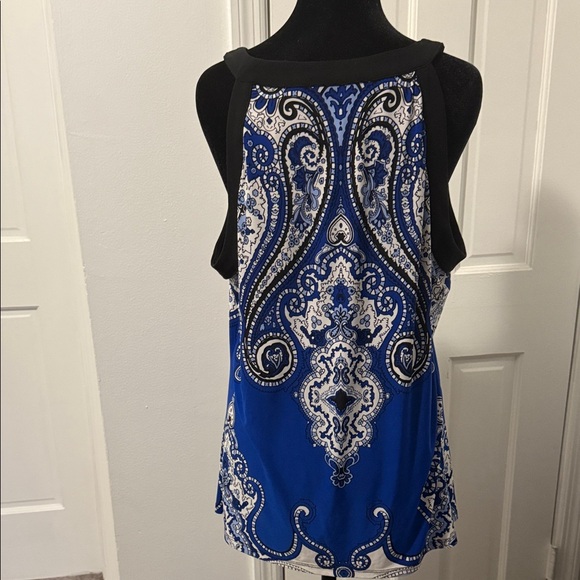 Blue Paisley Women's Top - Picture 4 of 4